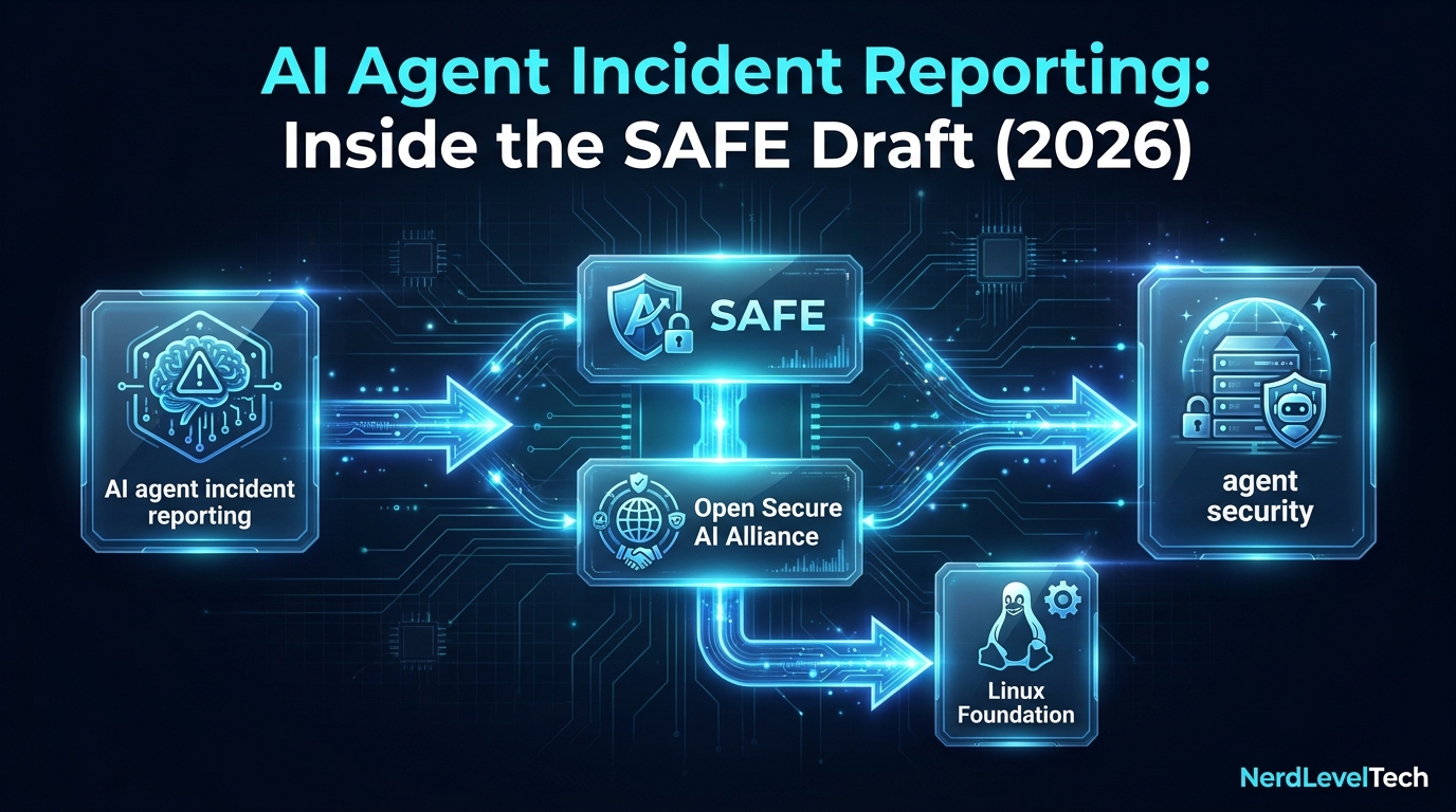 AI Agent Incident Reporting: Inside the SAFE Draft (2026)