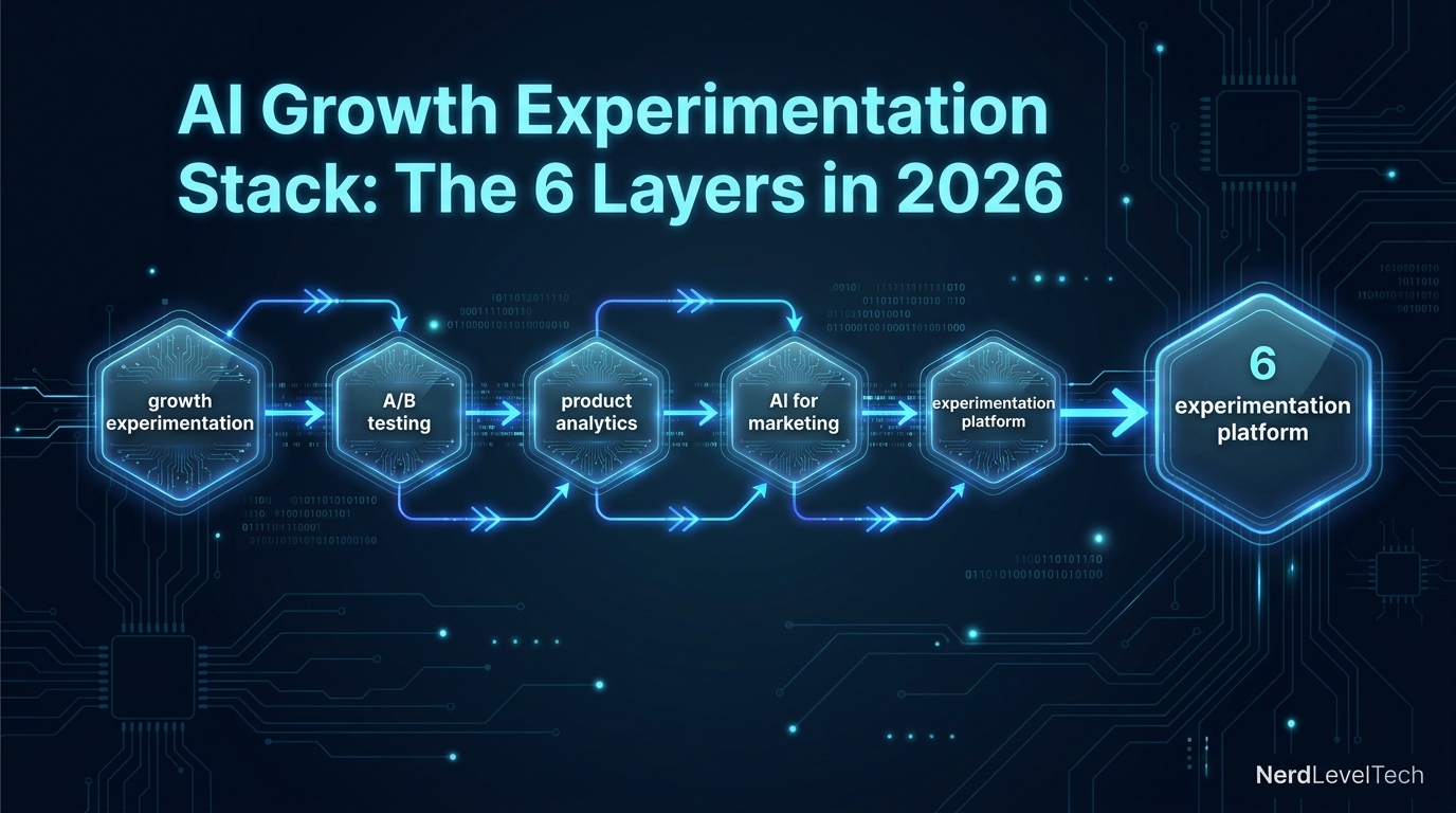 AI Growth Experimentation Stack: The 6 Layers in 2026