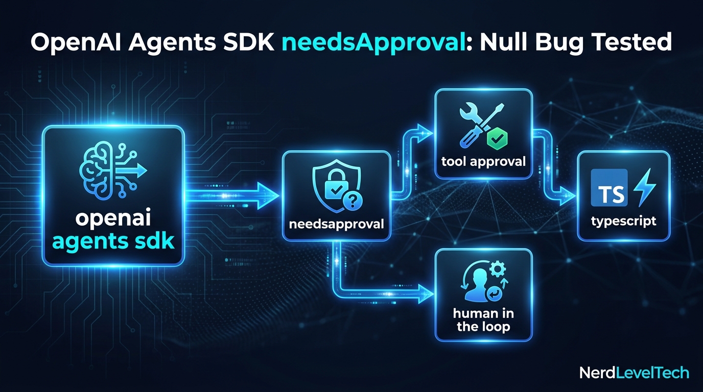 OpenAI Agents SDK needsApproval: Null Bug Tested