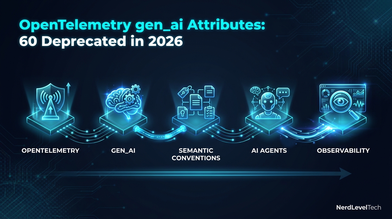 OpenTelemetry gen_ai Attributes: 60 Deprecated in 2026