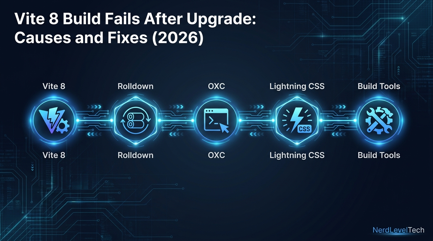 Vite 8 Build Fails After Upgrade: Causes and Fixes (2026)